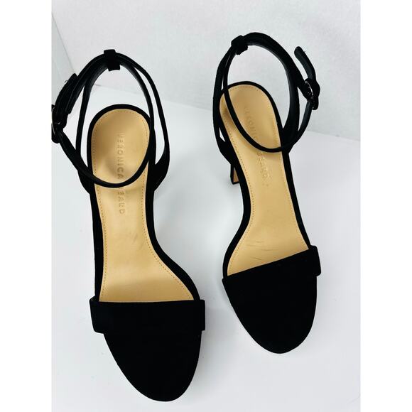 Veronica Beard black suede Darcelle Ankle Strap Stiletto Sandal (Women) 8.5 - Picture 8 of 11